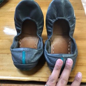 Tieks Metallic Pewter